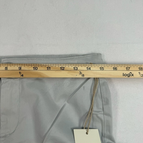 Lila Ryan Mid Rise Tapered Trouser Pant Womens Sz 4 Gray Violet Straight Leg NWT - Picture 10 of 14